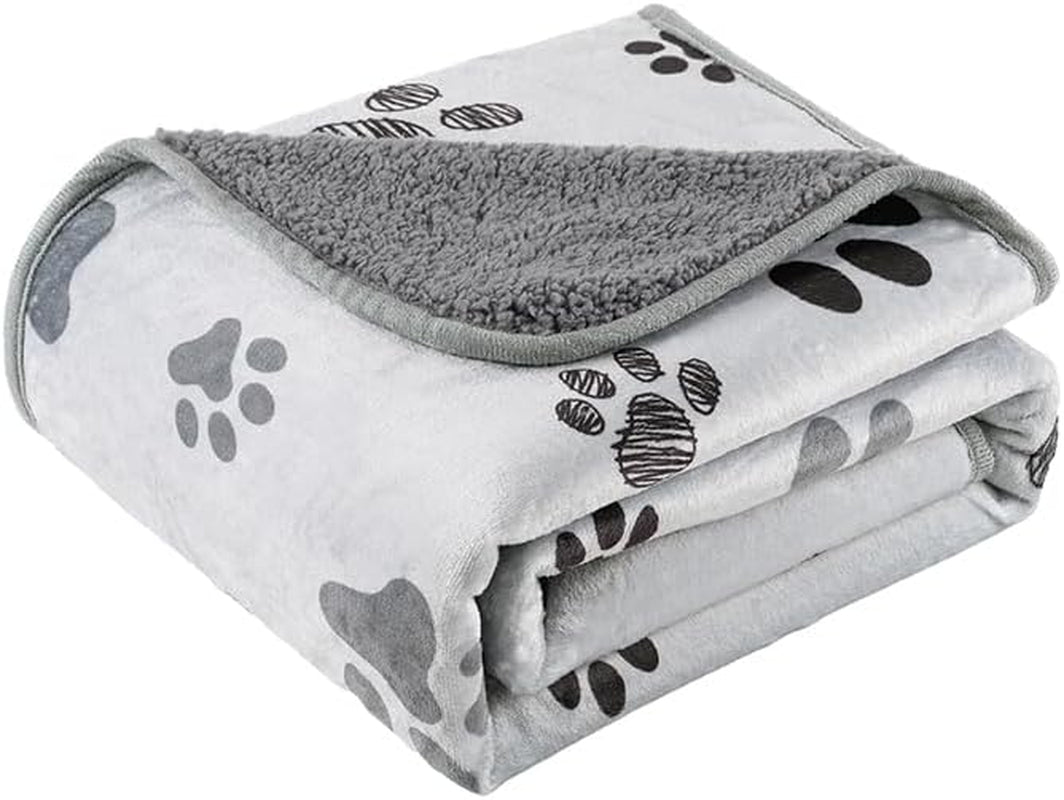 washable-waterproof-dog-blankets-for-large-dogs-50x60-black-soft-fluffy-pet-blanket-for-couch-sofa-car-crate-bed-furniture-protector-reversible-sherpa-fleece-dog-blanket-paw-pattern