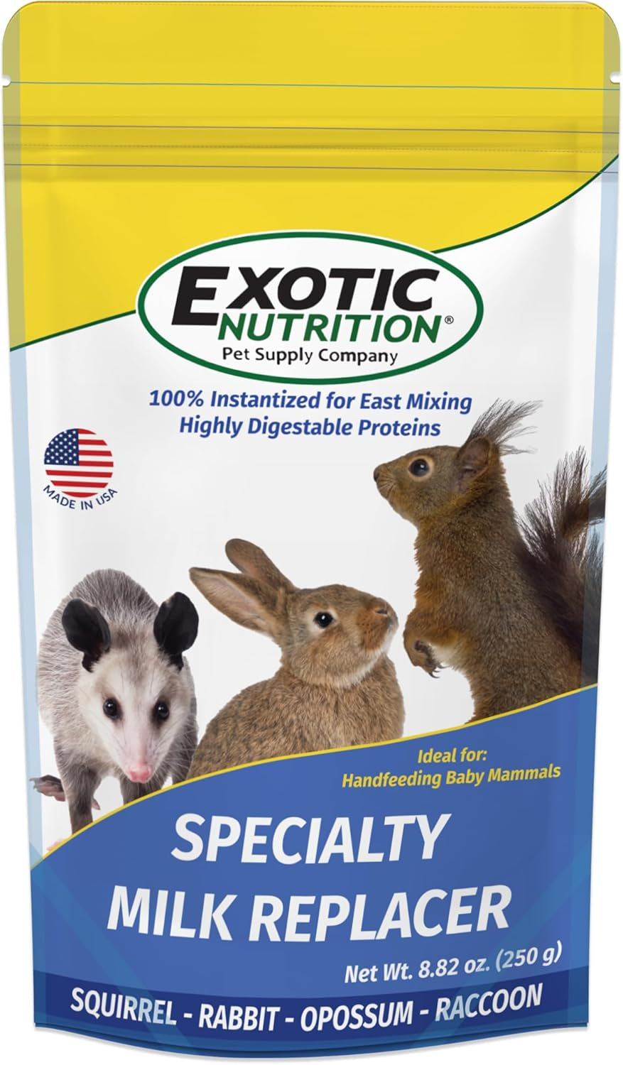 milk-replacer-healthy-powdered-formula-ideal-for-baby-squirrels-rabbits-opossums-raccoons-100-instantized-for-mixing-digestible-proteins-8-8oz-specialty-milk-replacer-8-8-oz