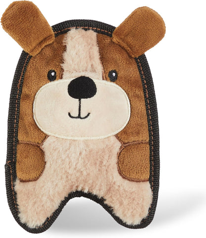 Outward Hound Durablez Minis – Squeaky Plush Dog Toy, No Stuffing for Less Mess, Interactive & Tough, Jumbo Squeaker, Puppies & Small Dogs, Pig, 6.8"12