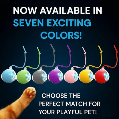 Purrmitive 2026 Durable Interactive Cat Toys for Indoor Cats, Dog Toys Ball, Rolling Pet Ball, Smart Automatic Cat Chase Balls Toy, Interactive Dog Toys Speedy Tail,Kitten & Cat Toys Interactive (Red)5