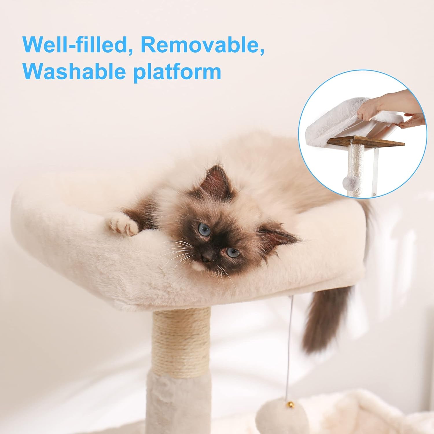 hey-brother-cat-tree-tower-litter-box-enclosure-food-station-mpj100sg-47-24-inches-wooden-all-in-one-cat-house-large-hammock-bed-scratching-posts-modern-style-for-indoor-cats-rustic-gray
