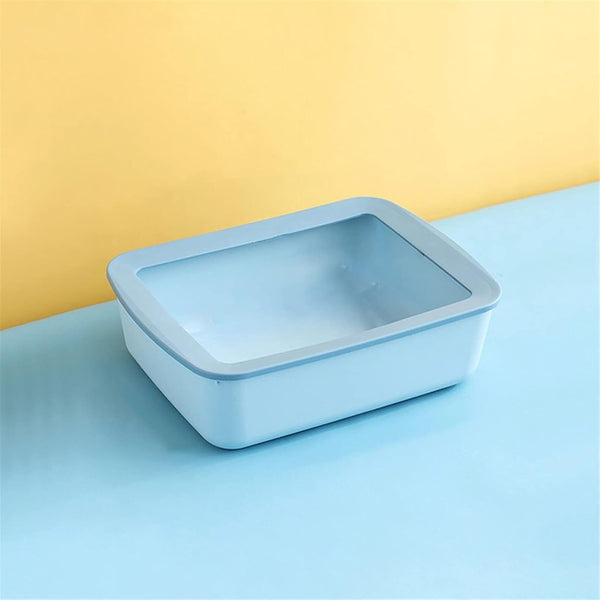Dog Potty Training Toilet ﻿ Cat Litter Tray Semi-Enclosed Box Splashproof Large Kitten Poop Open Sand Table Toilet Kitty Supplies Are Available in Four Colors(A)9