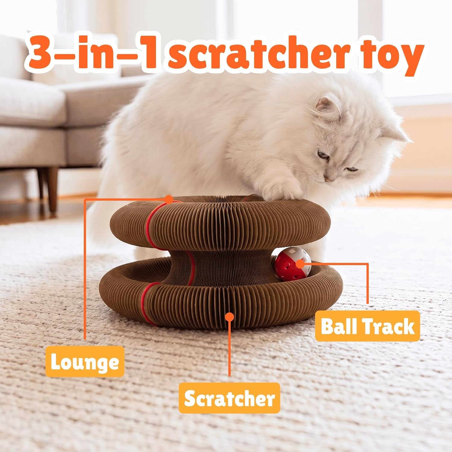 kitty-kurlz-interactive-cat-toy-cardboard-cat-scratcher-collapsible-ball-track-with-bell-for-indoor-cats-reversible-scratch-ring-play-chase-and-lounge
