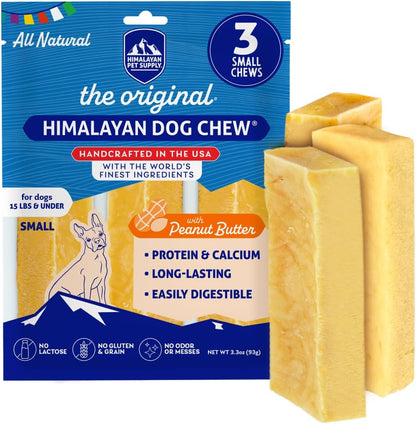 Himalayan Dog Chew, the Original Yak Cheese Dog Chews, 3 Small Yak Chews | Only Salt, Milk & Lime, Natural Long Lasting Dog Bones, Healthy Dog Treats, Lactose Free, Protein Rich, for Dogs under 15 Lbs12