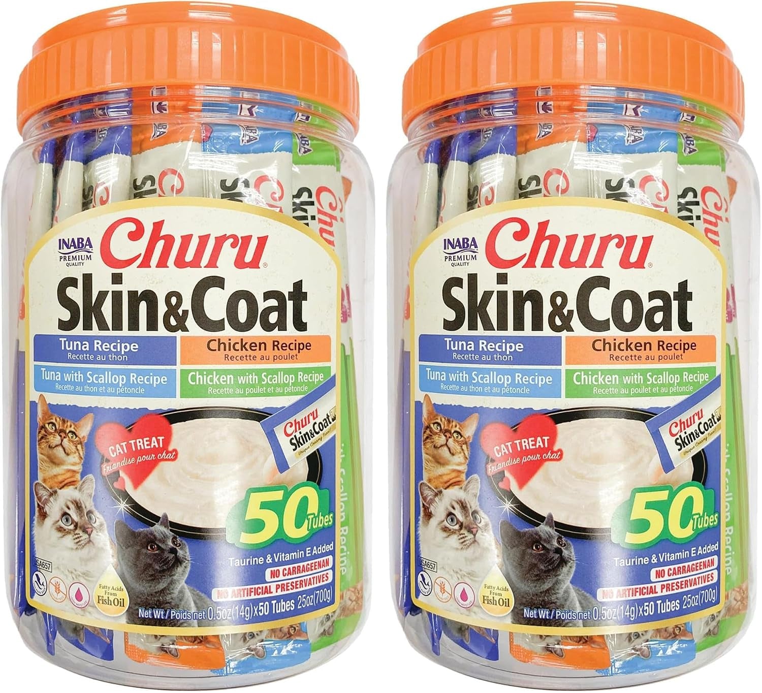 inaba-churu-skin-coat-lickable-cat-treats-variety-jar-50ct-skin-coat-support-immune-support-88-moisture-9-calories-grain-free-preservative-free-50-x-0-5-oz-tubes