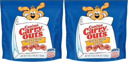 Canine Carry Outs Beef Flavor Dog Treats, 47 Ounce Bag25