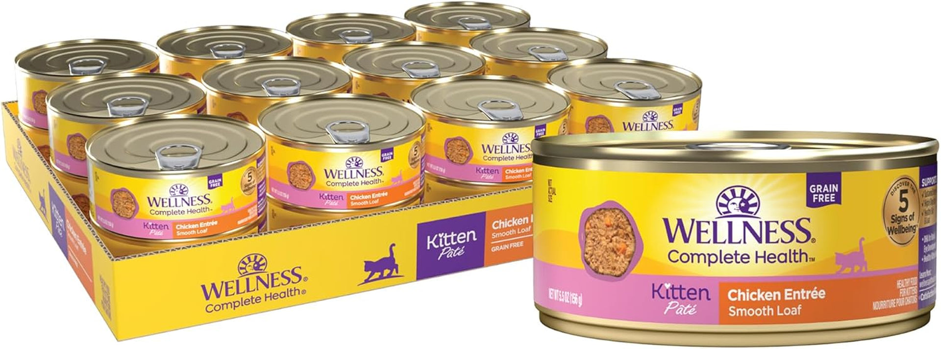 wellness-complete-health-pate-variety-pack-kitten-canned-wet-cat-food-natural-protein-rich-grain-free-whitefish-and-chicken-recipes-3-oz-pack-of-12-cans