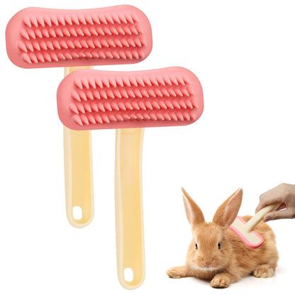 Rabbit Brush, Soft Silicone Small Animal Massage Comb, Practical Bunny Brush for Grooming, Bunny Grooming Kit Supplies Suitable for Cats Puppies & Other Pets8