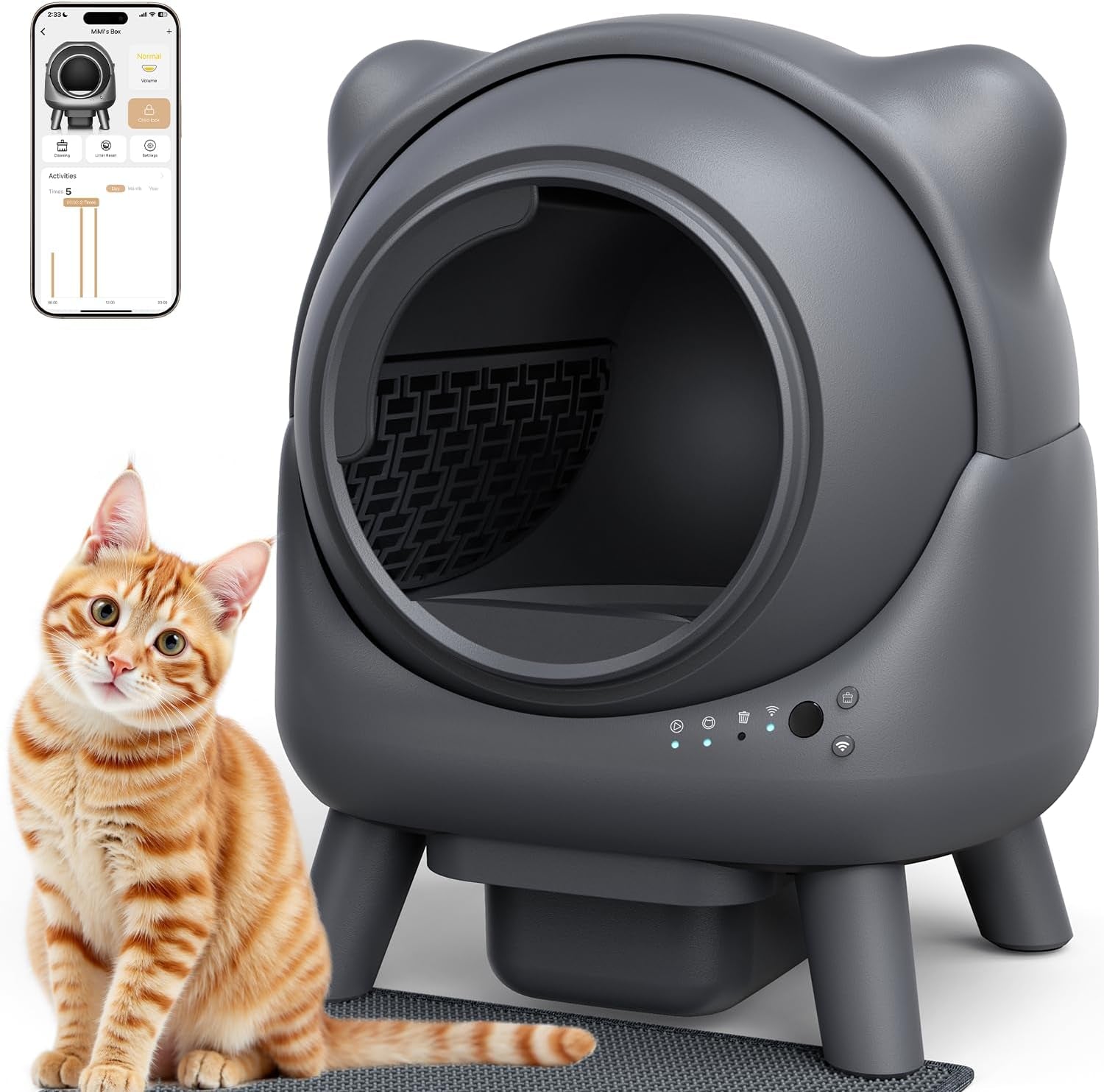 automatic-litter-box-feelneedy-self-cleaning-litter-box-odor-control-robot-cat-ears-design-65l-app-real-time-monitor-cat-litter-boxs-for-multiple-cats-safety-sensors-with-1-trash-bag