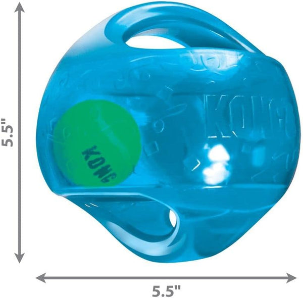KONG Jumbler Ball, Interactive Fetch Toy, for Medium/Large Dogs, Assorted | Interactive Fetch Toy with a Tennis Ball Inside, Great for Engaging Dog & Puppy Playtime, Color May Vary5