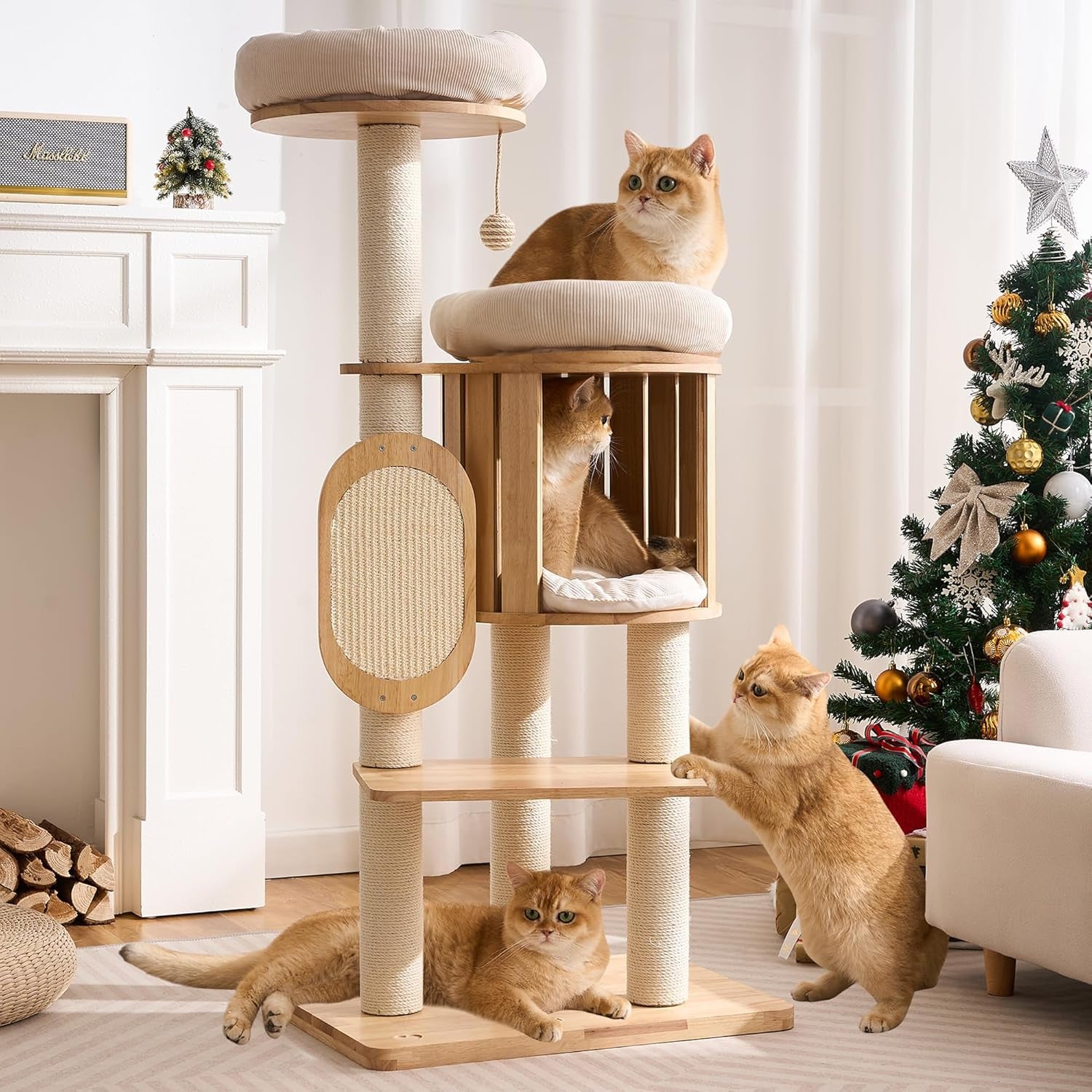 50-modern-cat-tree-for-indoor-cats-small-to-medium-solid-wood-cat-tower-with-sisal-scratching-posts-cat-scratcher-cardboard-cozy-cat-beds-hidden-cat-condo-multi-level-cat-furniture