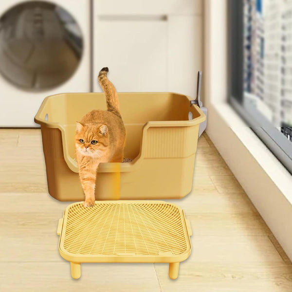 Cat Litter Ramp Trapper Mat Washable Double Layered Non-Slip Step for Indoor Cats Balcony Living Room- Large7