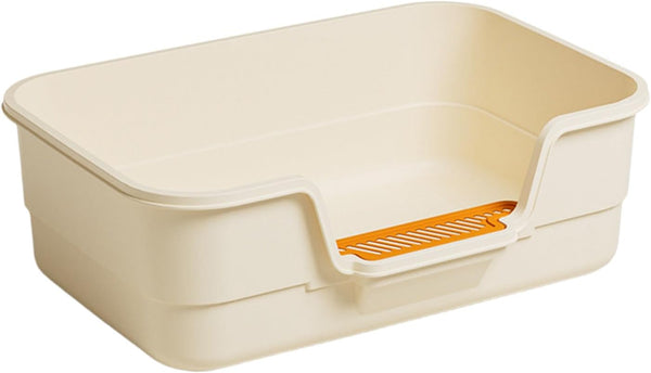 Large Cat Litter Box with Lid, Shovel, Cute Breathable Potty | Anti-Splashing Toilet,High Edges Kitty Covered Litter Boxes for Kitty Cat Litterbox for Indoor Use Cat Owners Gifts for Women3