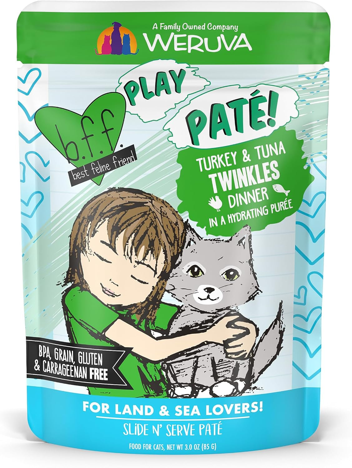 weruva-b-f-f-play-best-feline-friend-pate-lovers-aw-yeah-pate-partay-variety-pack-3oz-pouch-pack-of-12