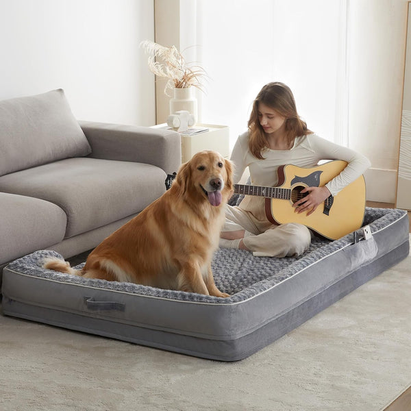 WNPETHOME Dog Beds for Large Sized Dogs, Washable Orthopedic Dog Couch Sofa Bed with Waterproof Lining & Non-Skid Bottom for Pet Sleeping14