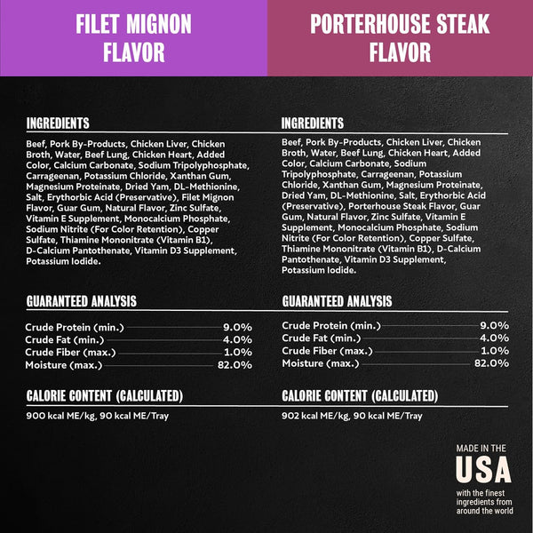 Cesar Wet Dog Food, Steak Lovers Variety Pack, 3.5 Oz, 36 Count | Real Meat #1 Ingredient, Easy Peel Trays, 100% Complete & Balanced, No Fillers, No Added Sugar, No Artificial Flavors10