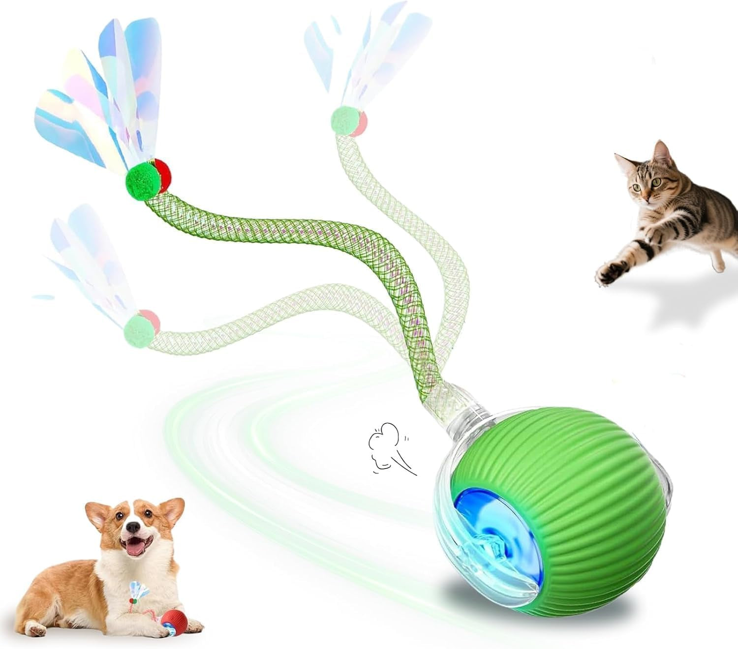 2-pack-usb-rechargeable-smart-cat-toy-ball-360-rotation-automatic-moving-chase-toy-obstacle-avoidance-interactive-play-with-4-spiral-springs-enrichment-toys-for-indoor-cats-puppies-small-dogs