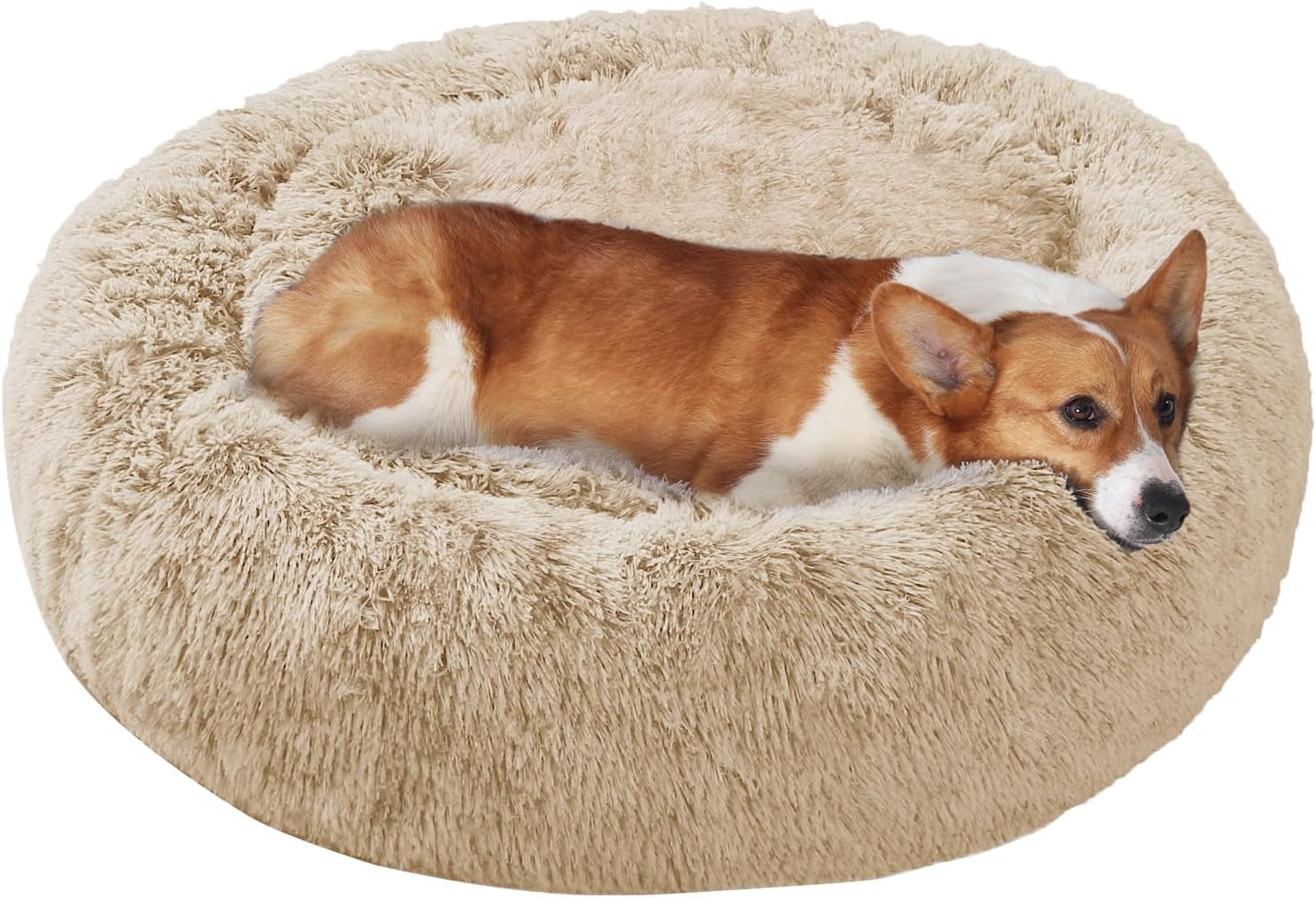 jollyvogue-small-dog-bed-calming-soft-anti-anxiety-donut-cat-bed-washable-round-fluffy-cushion-for-small-and-medium-pets-20