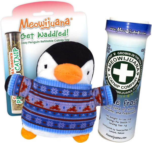 Meowijuana Winter Lift Catnip Blend | High-Potency, Hand-Harvested | Organic Hand-Harvested North American Catnip Blend for Cats; Fine-Ground for Toys, Beds & Scratchers; Play or Calm16
