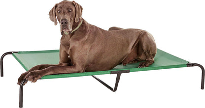 Amazon Basics Cooling Breathable Elevated Dog Bed with Metal Frame for Large Dogs, 51" X 31" X 8", Grey10