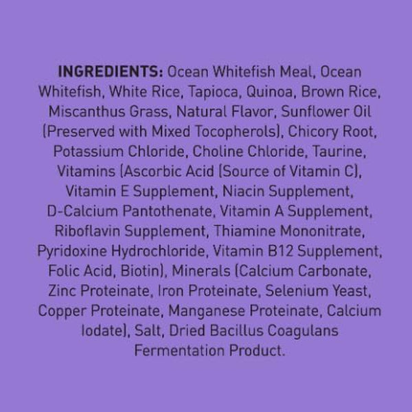 Squarepet Veterinarian Formulated Solutions Low Fat Content Lean Whitefish, Highly Digestible, Dry Dog Food 4.4Lbs6