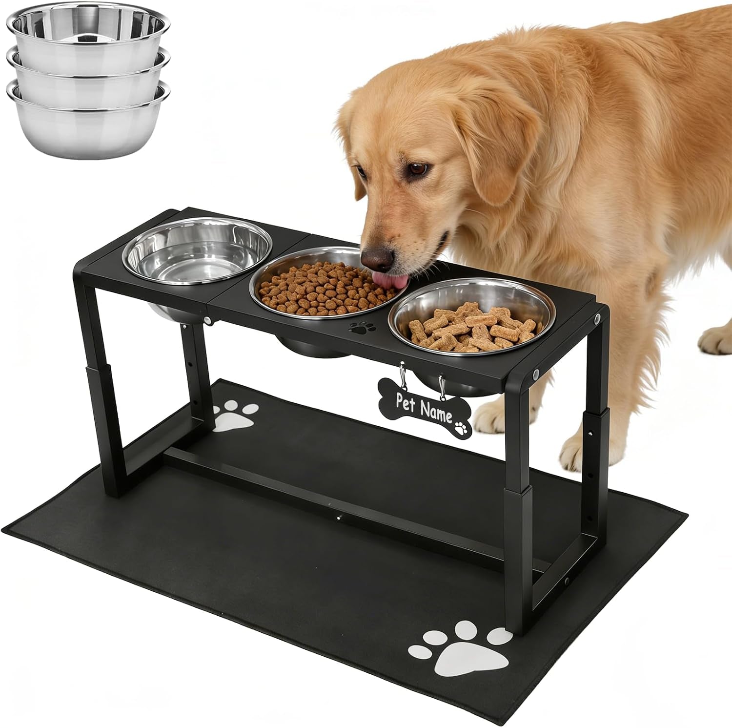 elevated-dog-bowls-metal-raised-dog-bowl-stand-with-2-thick-58oz-stainless-steel-food-bowls-non-slip-mat-11-8-tall-for-medium-large-breeds