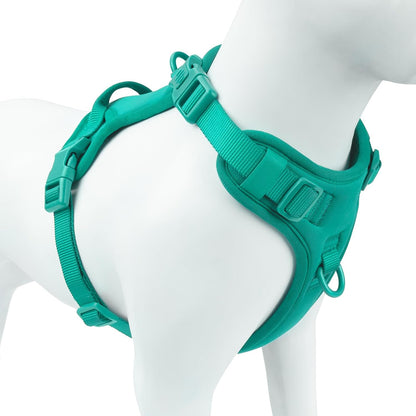 No Pull Dog Harness, Puppy Vest with Front Clip for Small Medium Large Sized Dog(Light Pink,L)10