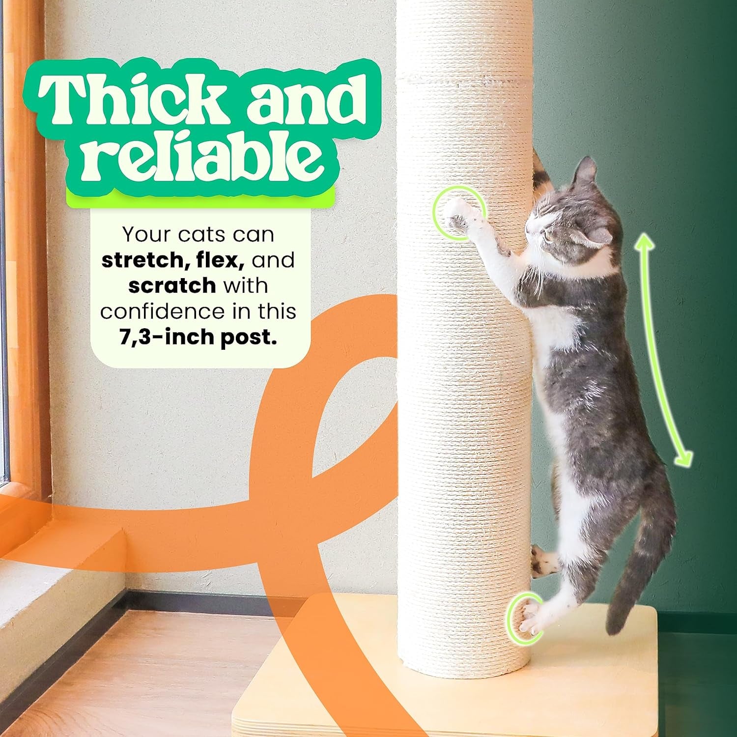50-tall-cat-scratching-post-extra-large-post-for-large-cats-36-lb-heavy-build-thickest-7-3-inch-sisal-column-wax-oiled-plywood-base-stable-for-maine-coon-and-large-cats