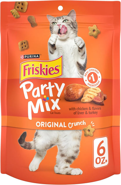 Purina Friskies Cat Treats, Party Mix Original Crunch - 30 Oz. Pouch16