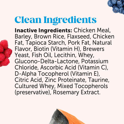 Cat Skin & Coat Supplement Crunchy Creamy Chews - Salmon Oil for Cats Omega 3 Itchy Dry Skin Relief - Feline Shedding Control - Biotin Vitamins for Indoor Cats Shiny Soft Coat (30-Day Supply)11