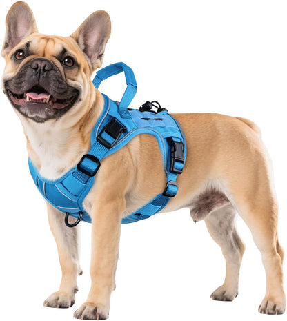 WINGOIN Tactical Dog Harness for Large Dogs, Heavy Duty No Pull Dog Harness with Handle, Adjustable Reflective Military K9 German Shepherd Big Size Dog Vest for Walking, Training, Hunting, Green (L) | with Handle,Adjustable Reflective,Green Military K9 Style,Big Size Dog Vest,For German Shepherd,For Walking Training Hunting21