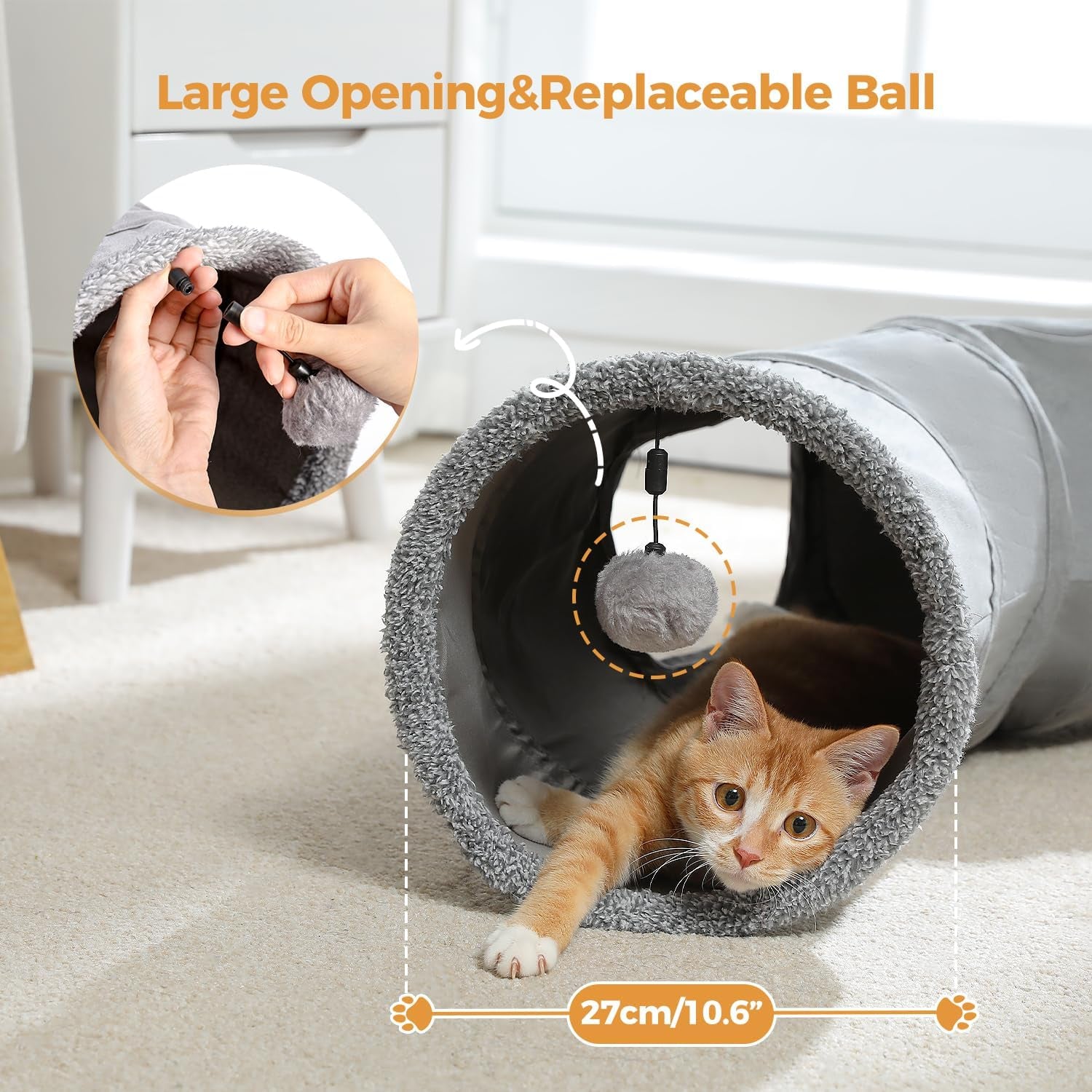 pawz-road-cat-tunnel-s-shape-cat-tunnels-for-large-indoor-cats-51-long-durable-spacious-10-5-cat-tube-with-peepholes-dangling-ball-toy-connected-to-play-tunnels-collapsible-for-easy-storage