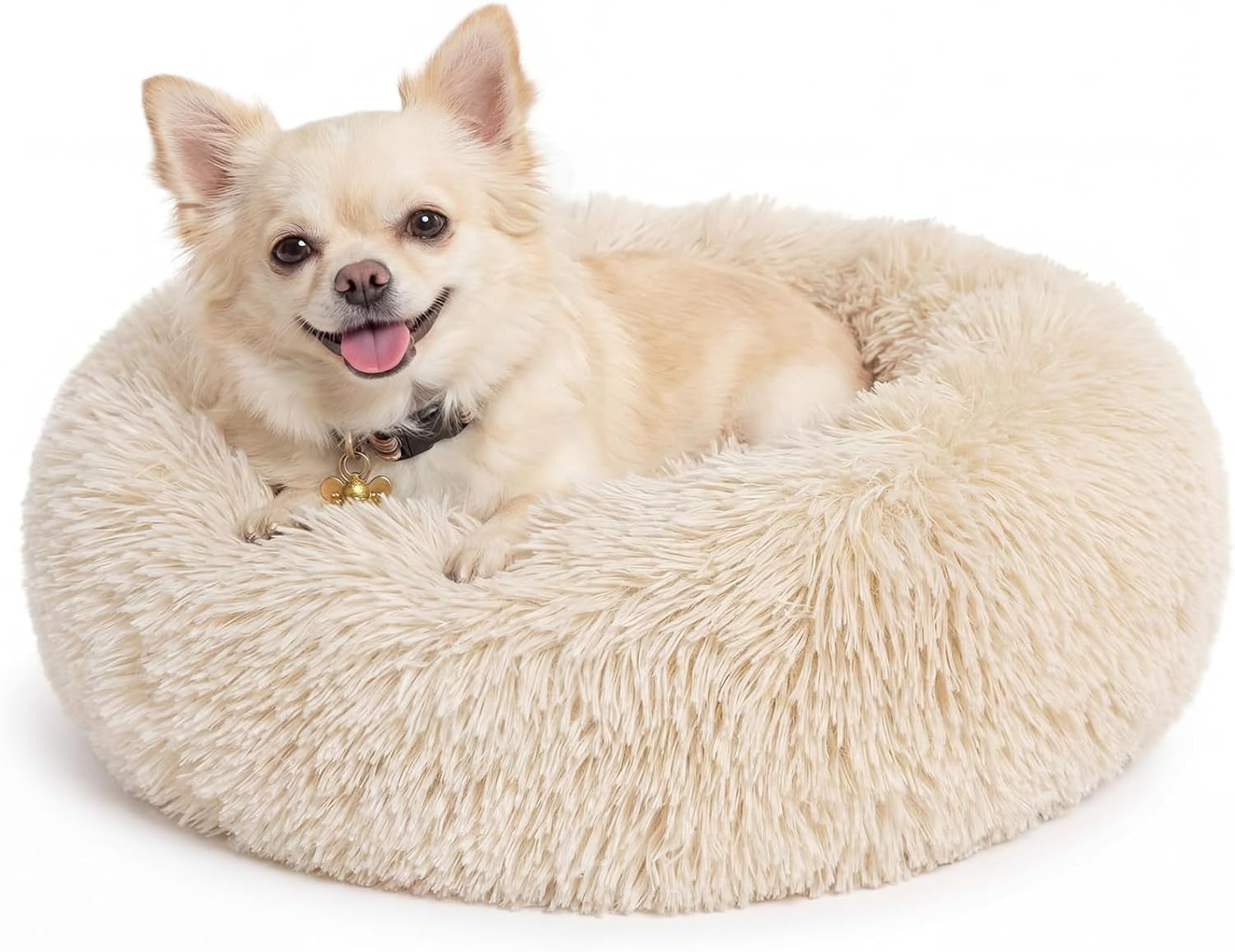 small-calming-dogs-bed-for-small-dogs-anti-anxiety-machine-washable-fluffy-luxury-anti-slip-waterproof-mute-base-warming-cozy-soft-pet-puppy-round-bed