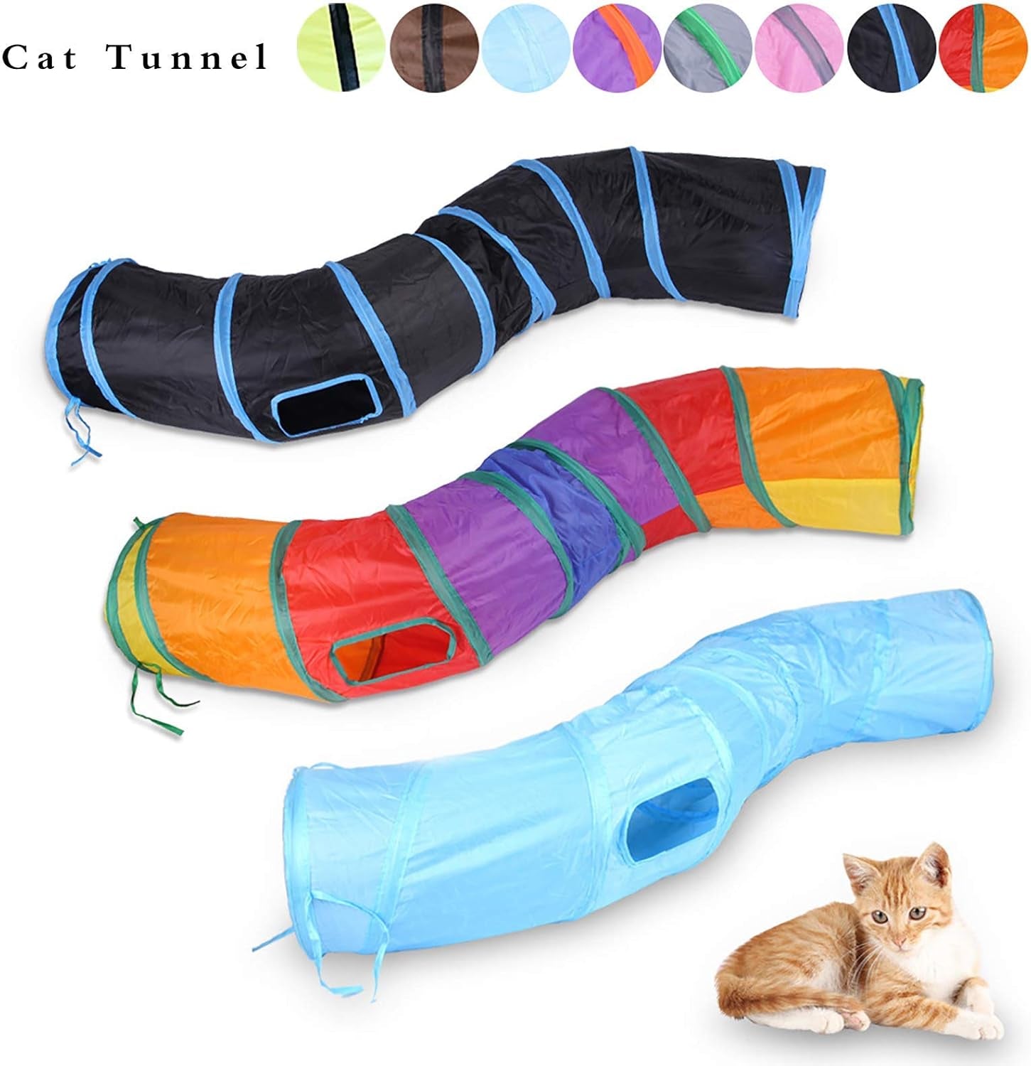 icagy-cat-tunnel-toys-for-indoor-cats-kittens-rabbits-pet-toy-play-tunnels-interactive-crinkle-pop-up-tunnel-toys-relieve-cat-boredom-rainbow-47-shape-s