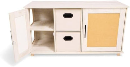 Petco Hidden Litter Box and 2 Cat Condo Cabinet 44.5" L X 18.9" W X 23.6" H7