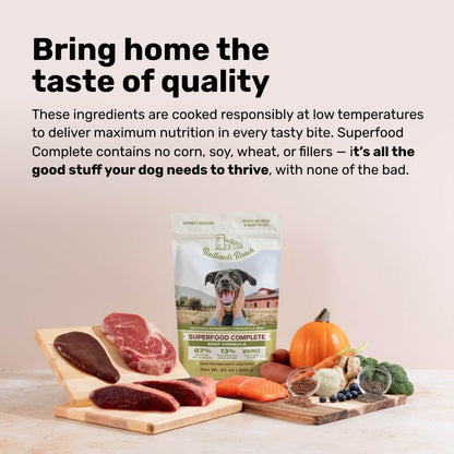 BADLANDS RANCH by Katherine Heigl – Superfood Complete Air-Dried Beef Dog Food – High Protein with Superfoods for Daily Wellness & Consistent Nutrition – 24 Oz8