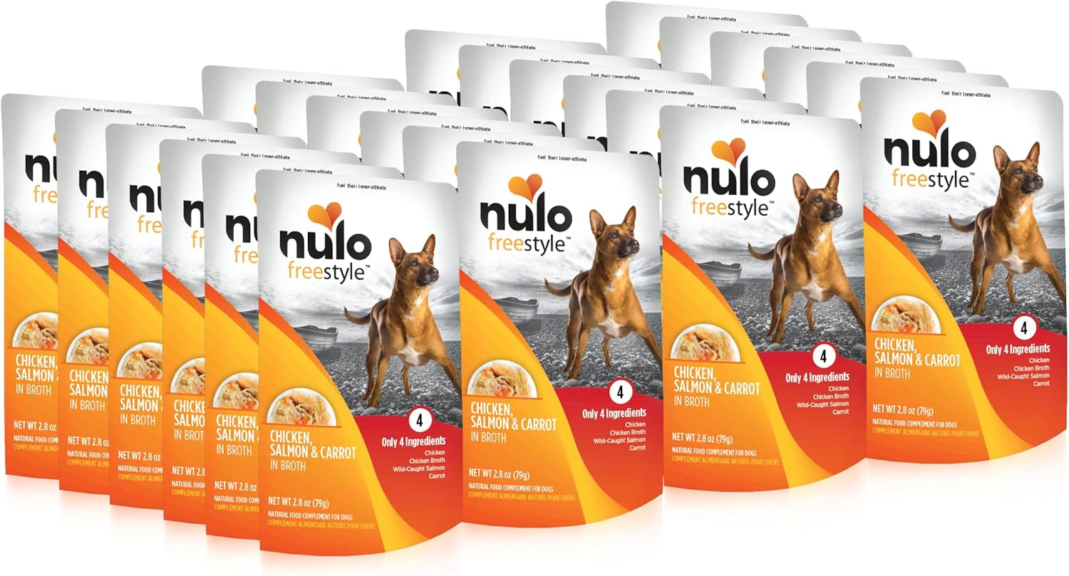 nulo-freestyle-variety-flavor-real-meat-grain-free-premium-puppy-dog-food-topper-2-8-ounce-pack-of-6