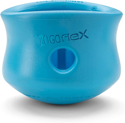 WEST PAW Zogoflex Toppl Interactive Treat Dispensing Puzzle Dog Toy for Mental Stimulation & Enrichment-Holds Kibble & Treats-Lickable, Freezable & Dishwasher Safe-Made in Usa-Large-Aqua Blue9