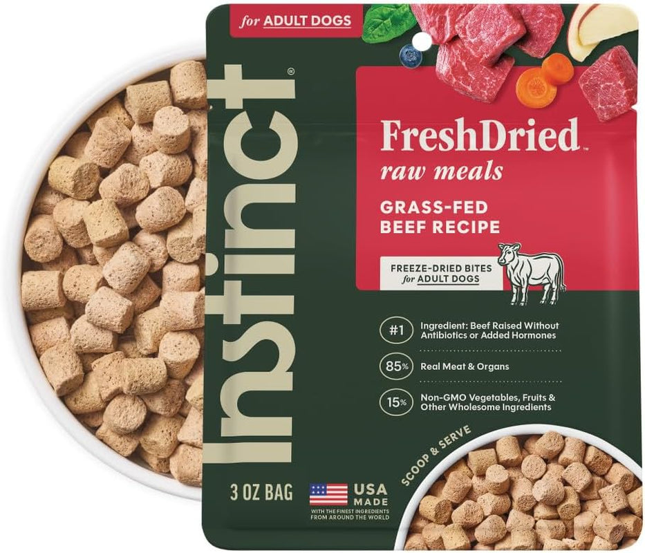 instinct-freeze-dried-meals-freshdried-bites-natural-dog-food-grain-free-grass-fed-beef-25-oz-bag