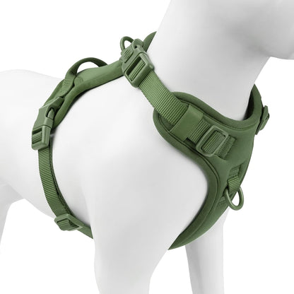 No Pull Dog Harness, Puppy Vest with Front Clip for Small Medium Large Sized Dog(Light Pink,L)17