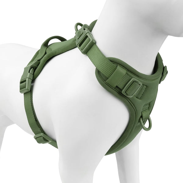 No Pull Dog Harness, Puppy Vest with Front Clip for Small Medium Large Sized Dog(Light Pink,L)17