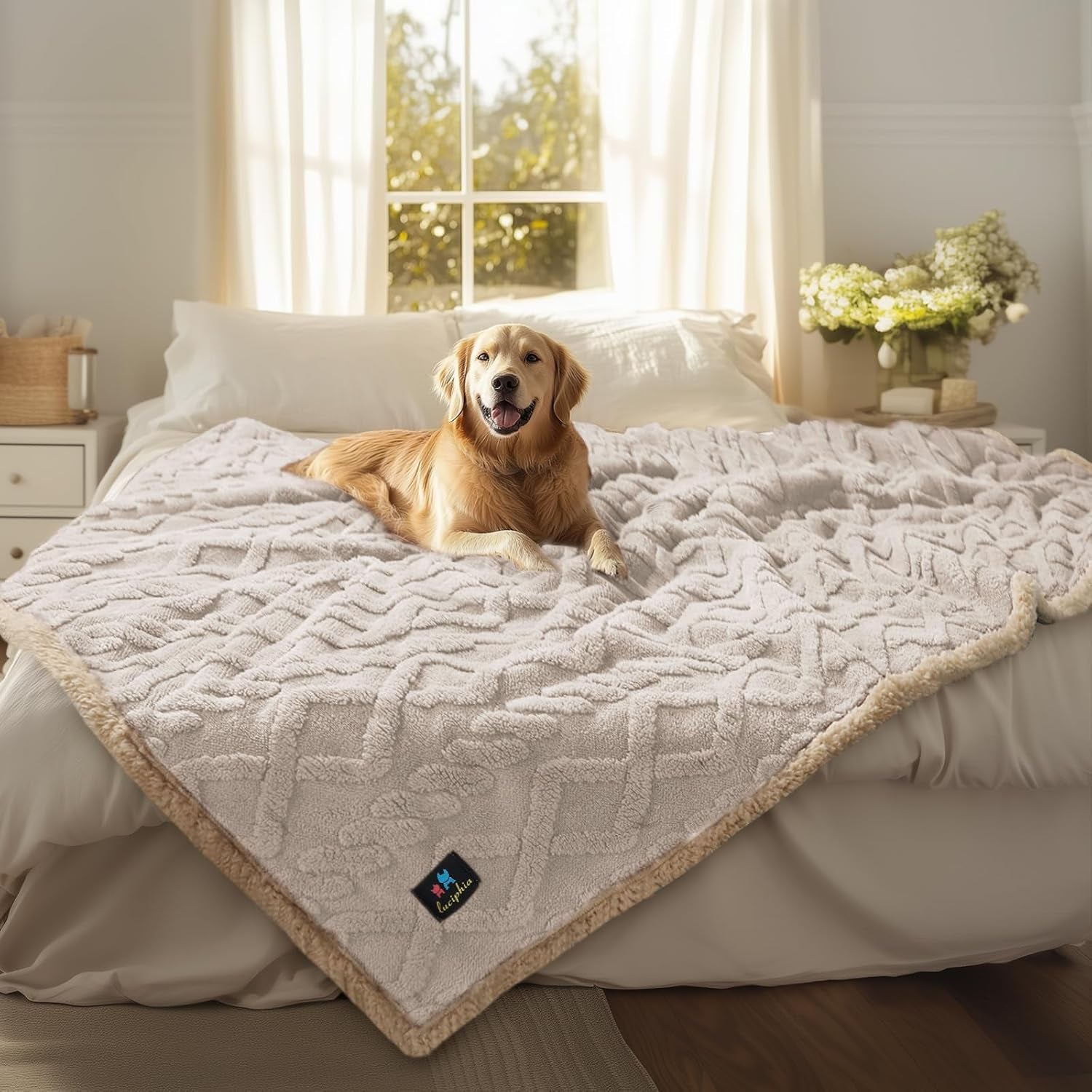luciphia-waterproof-pet-blanket-liquid-pee-proof-dog-blankets-for-sofa-bed-couch-reversible-sherpa-fleece-furniture-protector-cover-for-small-medium-large-dogs-cats-khaki-small-40-x-28