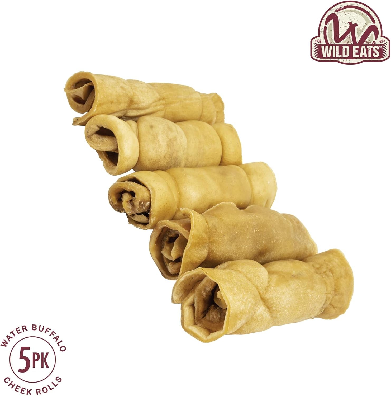 wild-eats-water-buffalo-retriever-style-cheek-rolls-dog-chews-pack-of-5-long-lasting-treats-and-bones-for-aggressive-gnawing-and-large-sized-breeds-works-as-a-satisfying-substitute-for-pig-ears