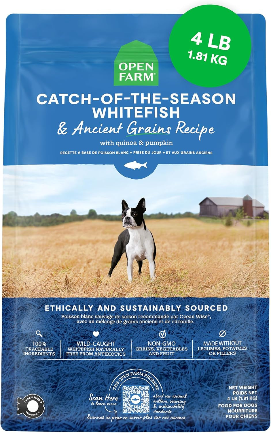 open-farm-ancient-grains-dry-dog-food-wild-caught-salmon-kibble-22lb-bag-all-life-stages-all-breed-sizes-protein-rich-nutrient-dense-100-traceable-ingredients-non-gmo-fruits-veggies