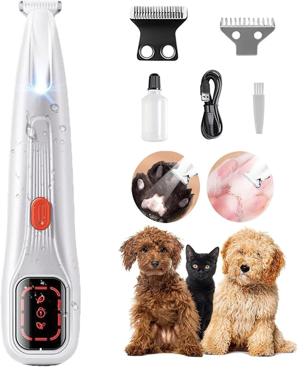 2026-new-pet-precision-trimmer-dog-paw-trimmer-with-led-light-ultra-quiet-ip68-waterproof-dual-speed-motor-suit-for-trimming-paw-ear-face-butt-eyebrows-usb-rechageble