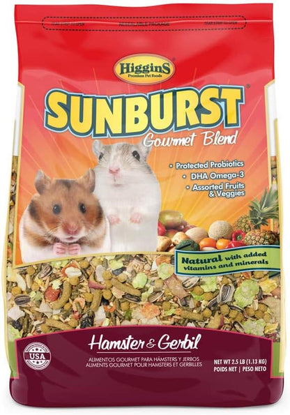 Higgins Sunburst Gourmet Food Mix for Hamsters and Gerbils1