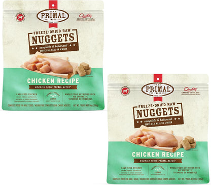 Primal Freeze Dried Dog Food Nuggets, Chicken; Complete Balanced Meal, Topper or Treat; Premium, Healthy, Grain Free, High Protein Raw Dog Food, 14 Oz | Complete & Balanced Nutrition, Meal, Topper or Treat, Grain-Free, High Protein, No Synthetic Vitamins & Minerals16