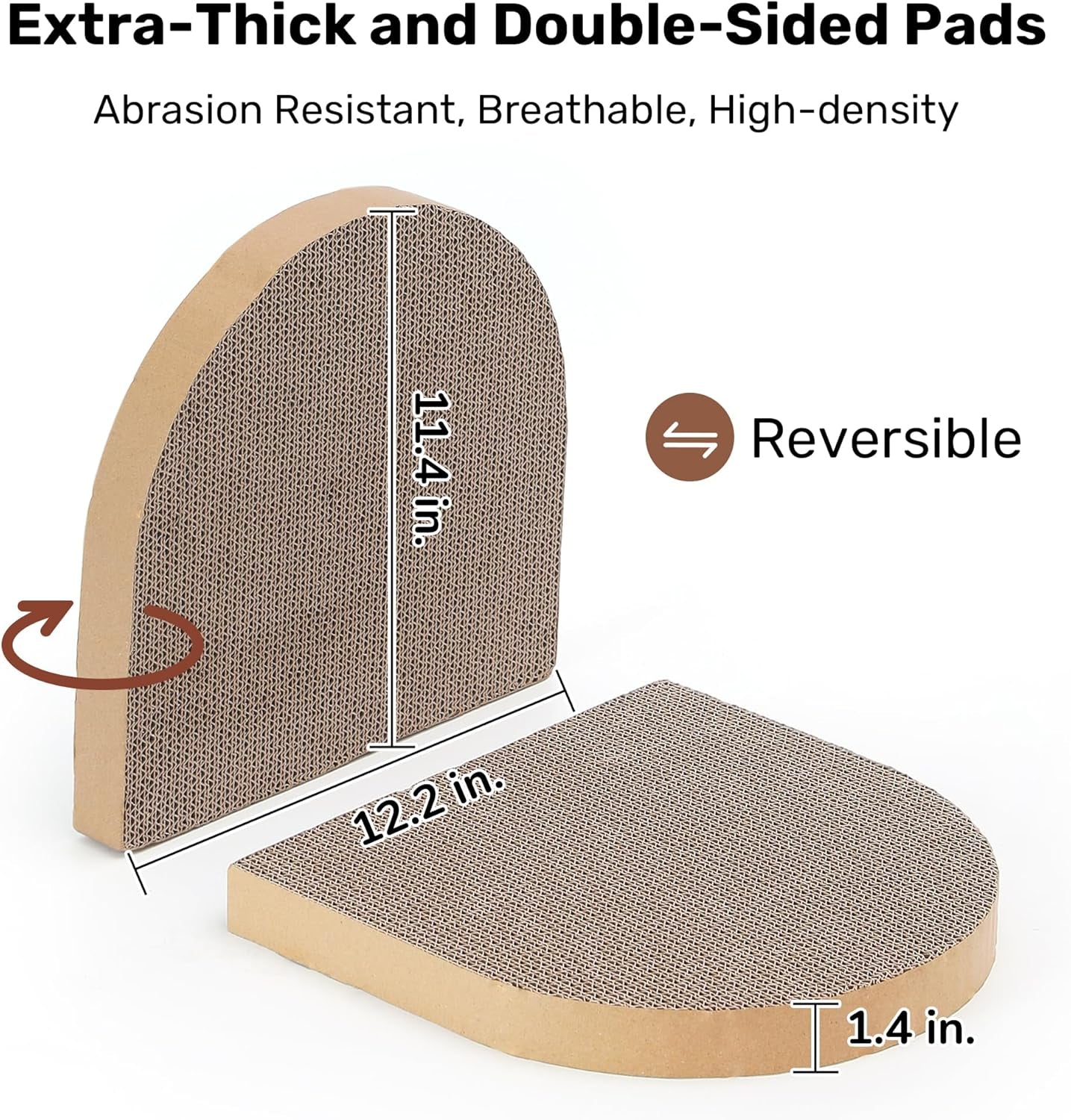 fukumaru-cat-scratcher-24-inch-sofa-shape-cat-scratching-bed-couch-indoor-oval-felt-cat-scratcher-bed-with-reversible-detachable-cat-scratching-boards-round-cats-scratch-pads-refill-beige