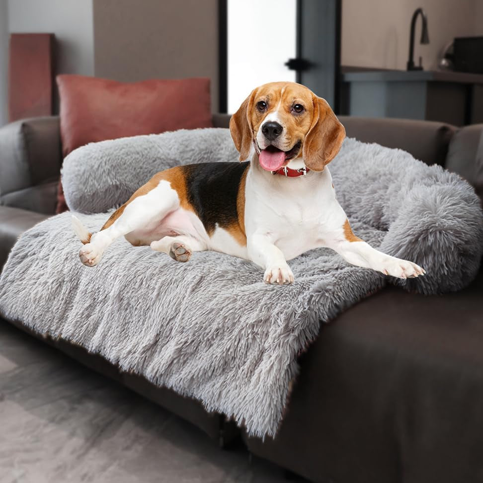 calming-dogs-cats-bed-mats-dog-pad-washable-removable-couch-cover-plush-long-fur-mat-for-pets-waterproof-lining-perfect-for-small-medium-and-large-dogs-and-cats-gradient-gray-36x31