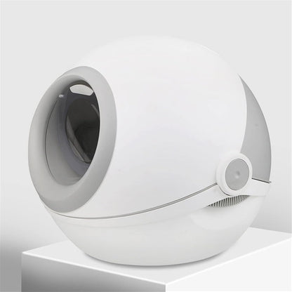 Dog Potty Training Toilet ﻿ Pet Cat Litter Box Tray Fully Enclosed Extra Large Toilet Nesting Training System Easy Cleaning Filter Pan Waterproof Space Capsule(A)1